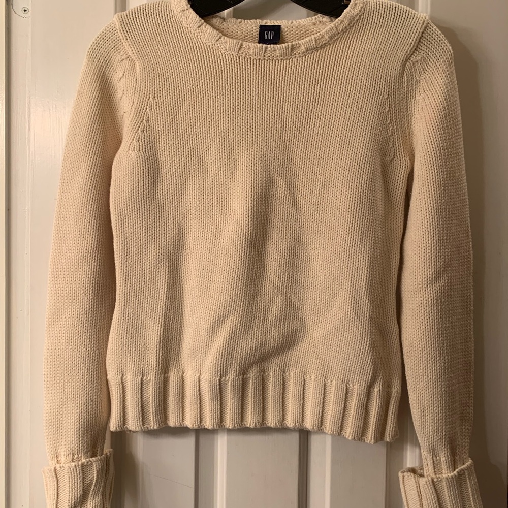 Cotton knit sweater